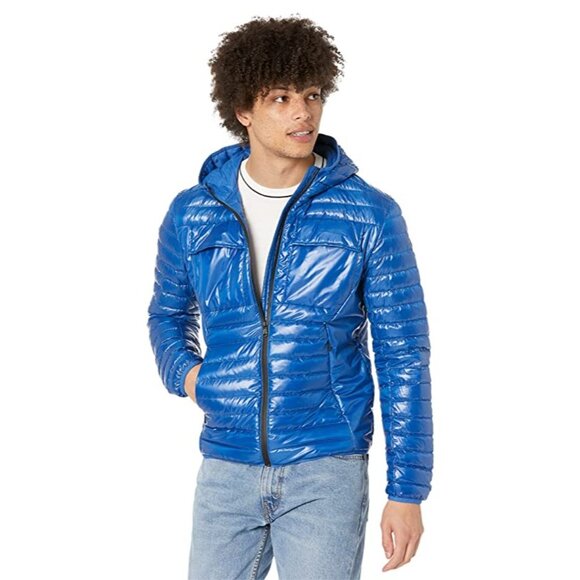 COLMAR Originals $459 Lightweight Duck Down Puffer Jacket Hoodie Zip 58/48 XXL - Picture 10 of 16